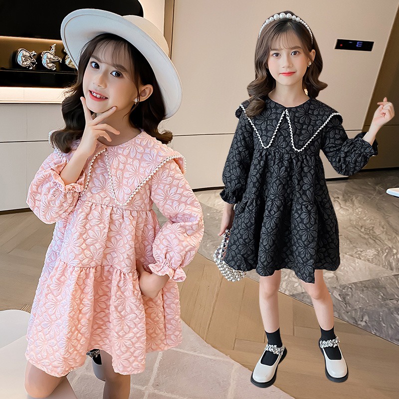 Đầm dài tay bé gái 6 tuổi (3-12 tuổi) ☑️ Thời trang bé gái 10 tuổi ☑️ thời trang size đại cho bé gái 8 tuổi 35kg 30kg 40