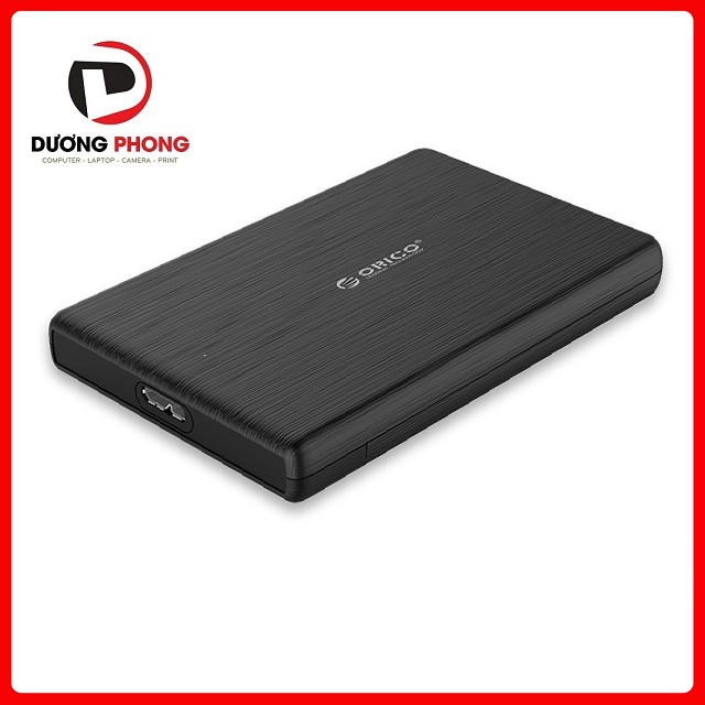 Hộp Đựng Ổ Cứng Di Động HDD Box ORICO 2189U3 - BK USB3.0/2.5 Nhựa Cứng - Chính Hãng