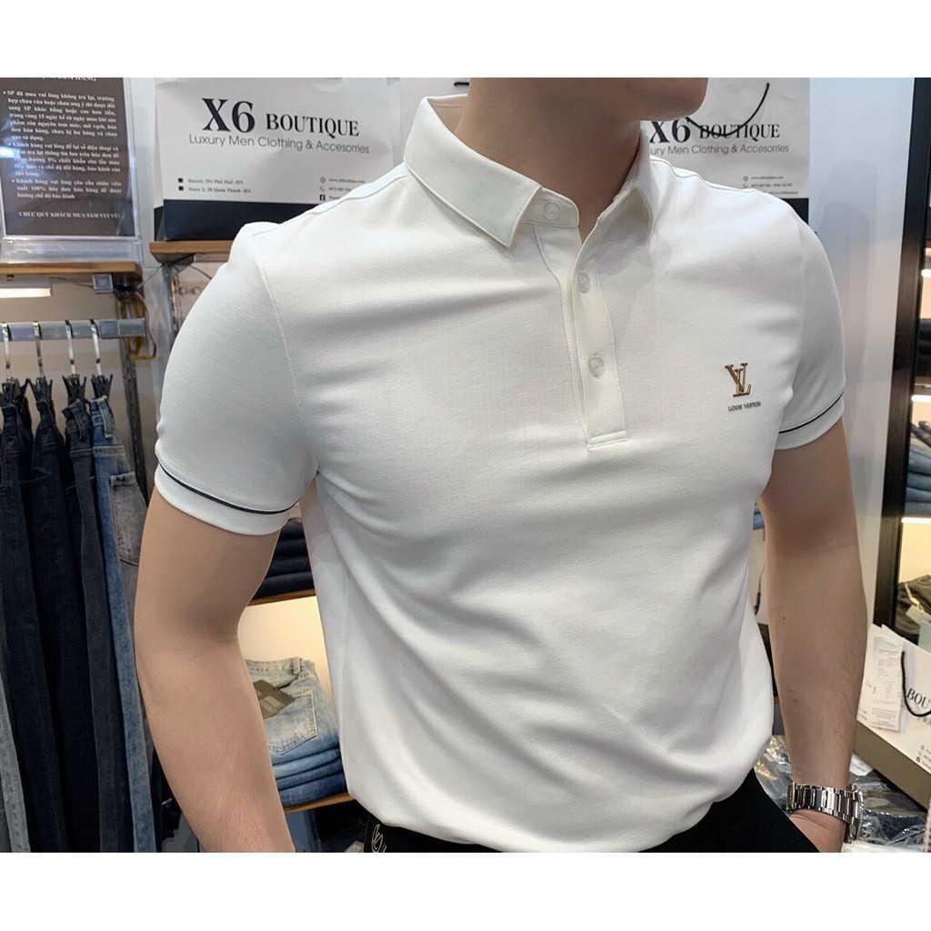 ÁO  THUN POLO NAM LV CÓ CỔ CAO CẤP | BigBuy360 - bigbuy360.vn