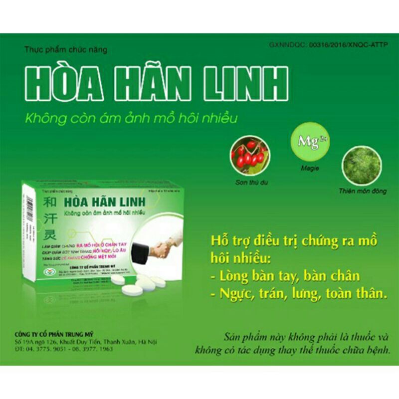 ✅ Hòa Hãn Linh Hộp 30 Viên