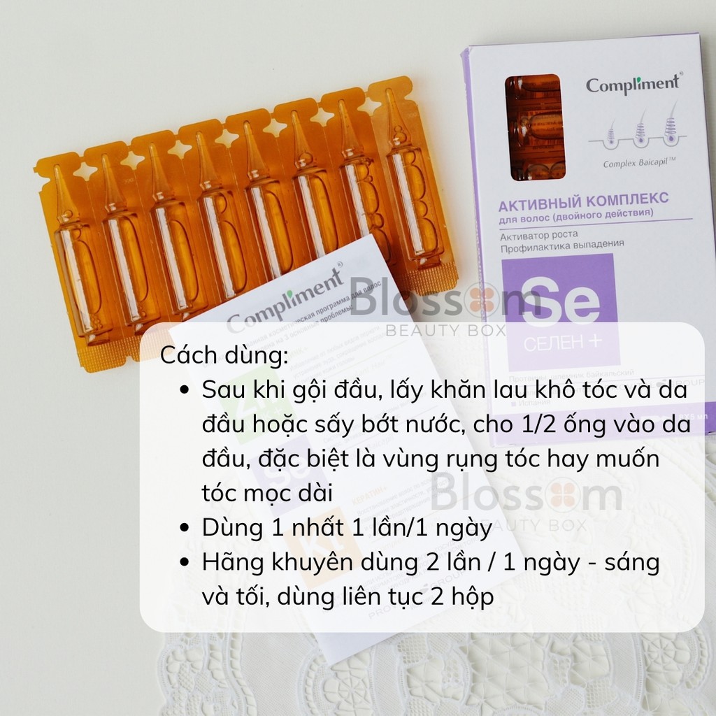 Tinh chất serum giúp mọc tóc giảm rụng tóc và nhanh dài tóc Compliment SE SELEN+ | BigBuy360 - bigbuy360.vn