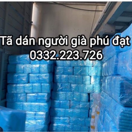 Bỉm dán phú đạt dành cho người già (1gói 10 miếng) siêu thấm hút kháng khuẩn từ 45-75kg