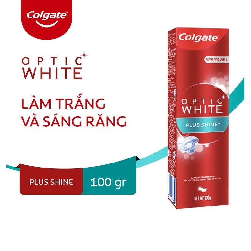 KEM ĐANH RĂNG TRẮNG RĂNG COLGATE OPTIC WHITE 100G