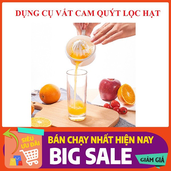 Bộ Vắt Cam YOKO INOCHI có lọc bằng nhựa nguyên sinh kháng khuẩn tiện lợi
