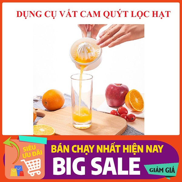 [2 size] Bộ vắt cam - chanh YOKO INOCHI có lọc bằng nhựa nguyên sinh kháng khuẩn tiện lợi