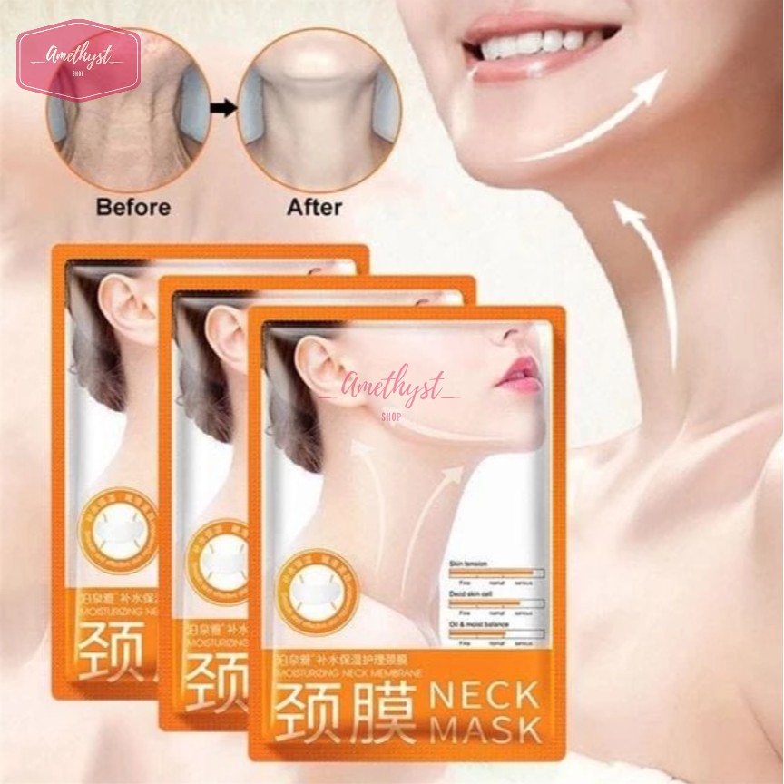 COMBO 10 Mặt Nạ Dưỡng Da Vùng Cổ JELLY NECK MASK Giúp Giảm Nếp Nhăn, Sáng Da Tự Nhiên