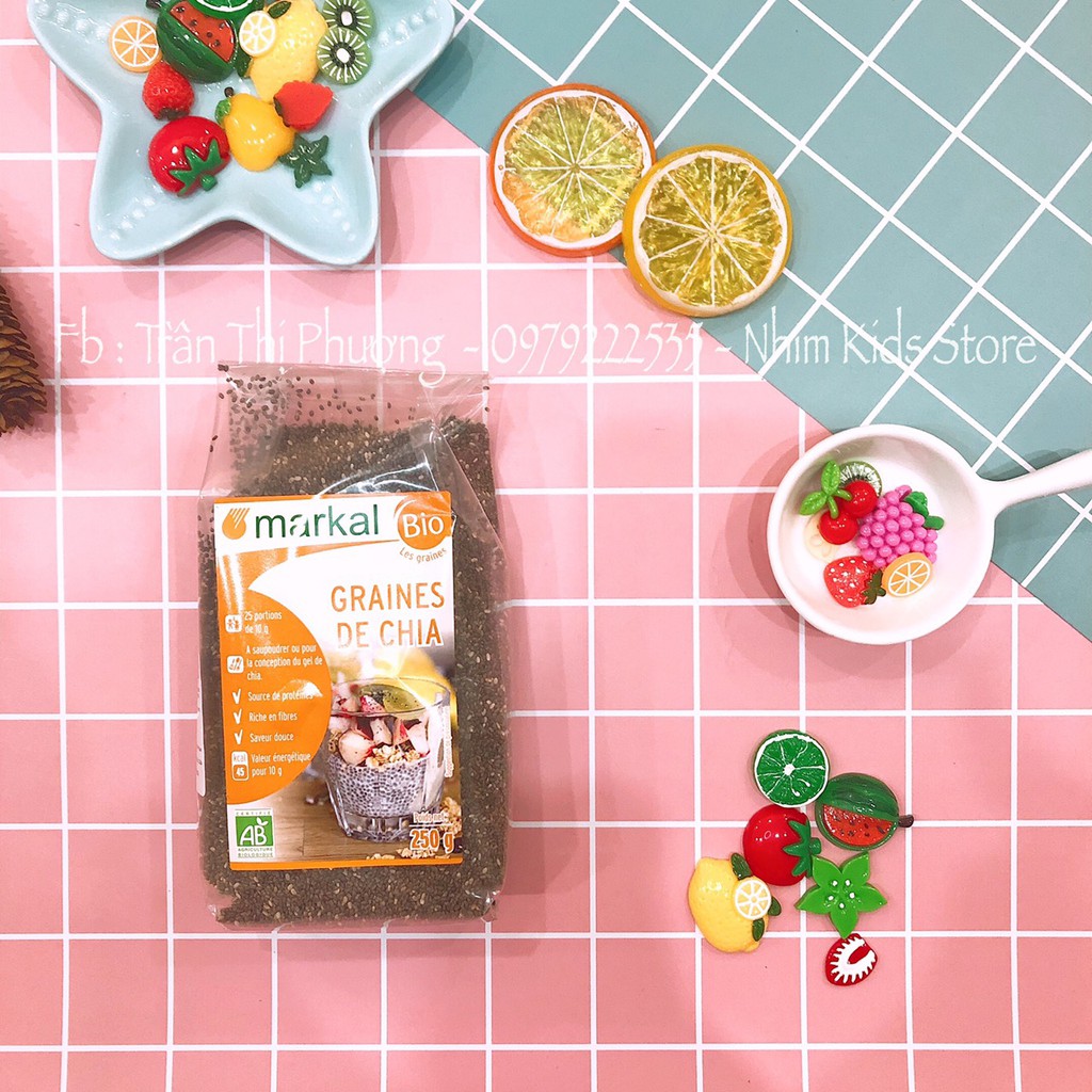 Hạt chia hữu cơ Markal 250g (có chia lẻ)