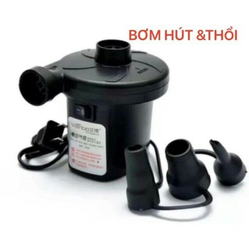 Bơm điện Wenbo 2 chiều thổi, hút chân không - bơm ghế hơi - bơm bể bơi