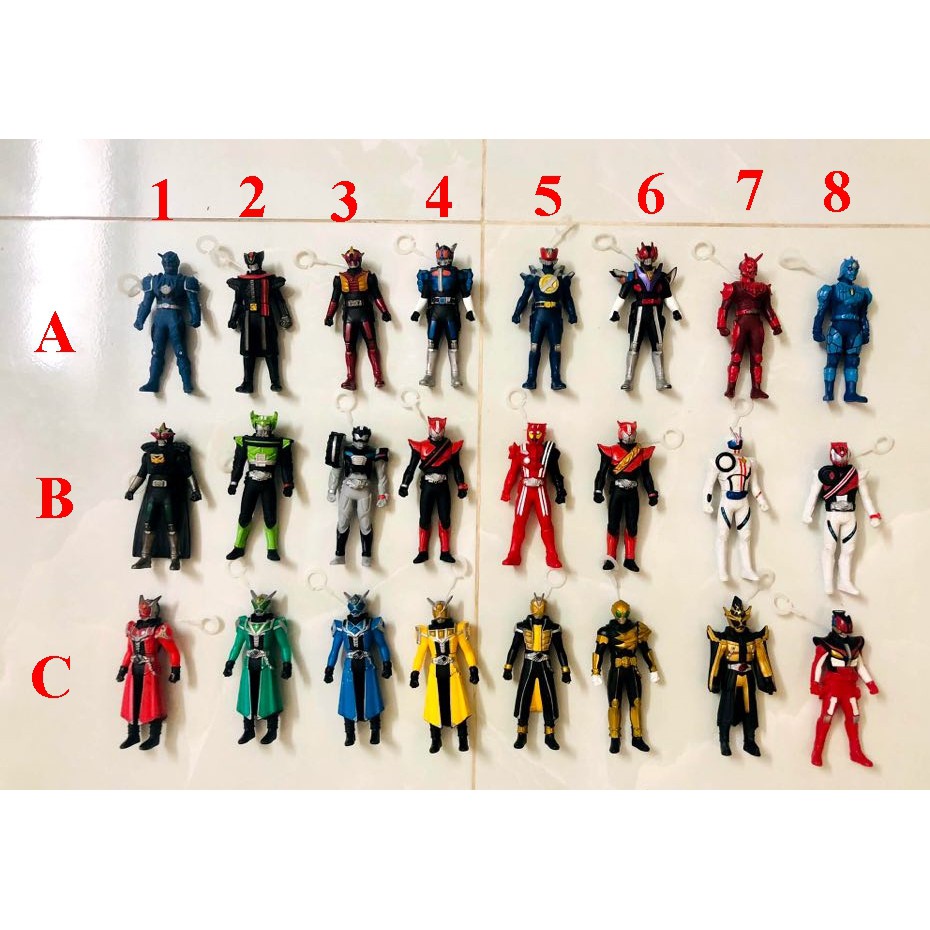 Đồ chơi Sofubi Figure Kamen Rider Den O, Wizard, Drive các loại.