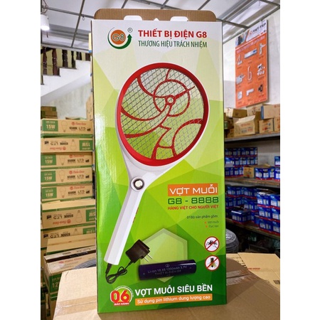 VỢT MUỖI G8-888 CAO CẤP ( CHÍNH HÃNG)