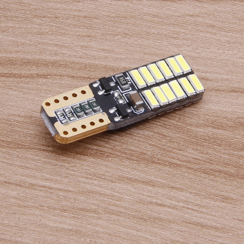 Đèn LED Tín Hiệu 12V T10 4014 SMD 24 LED Cho Đuôi Xe Hơi