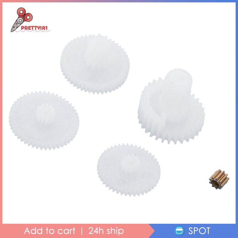 Set 4 Bánh Răng Nhựa Thay Thế Cho Động Cơ Servo V950 RC