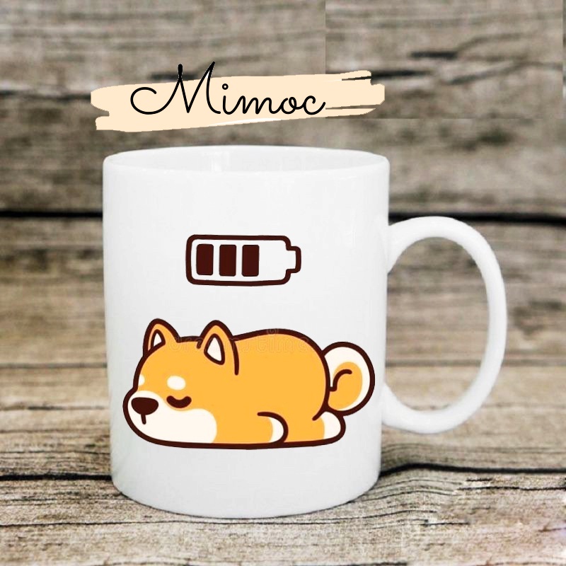 Cốc sứ chó Corgi đáng yêu <3