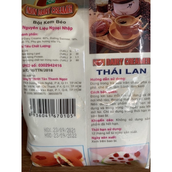 Bột Kem Béo Pha Trà Sữa Hiệu Thái Lan-1Kg