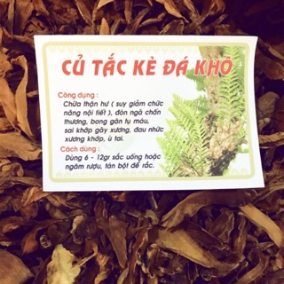 Củ tắc kè đá khô 1kg