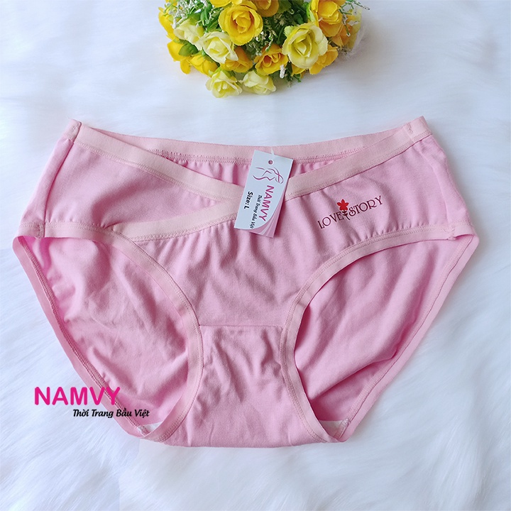Quần lót bầu cạp chéo cotton đẹp LoveStory