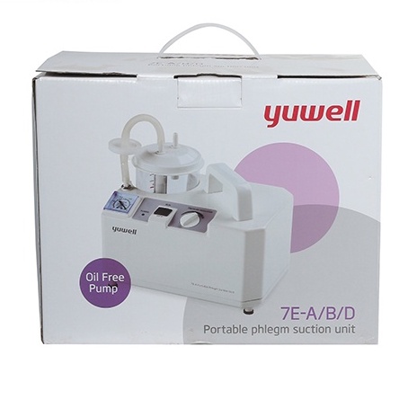 Máy hút dịch mũi, hút đờm 1 bình YUWELL 7E-A  dùng cho người lớn và trẻ em - MEDICAL