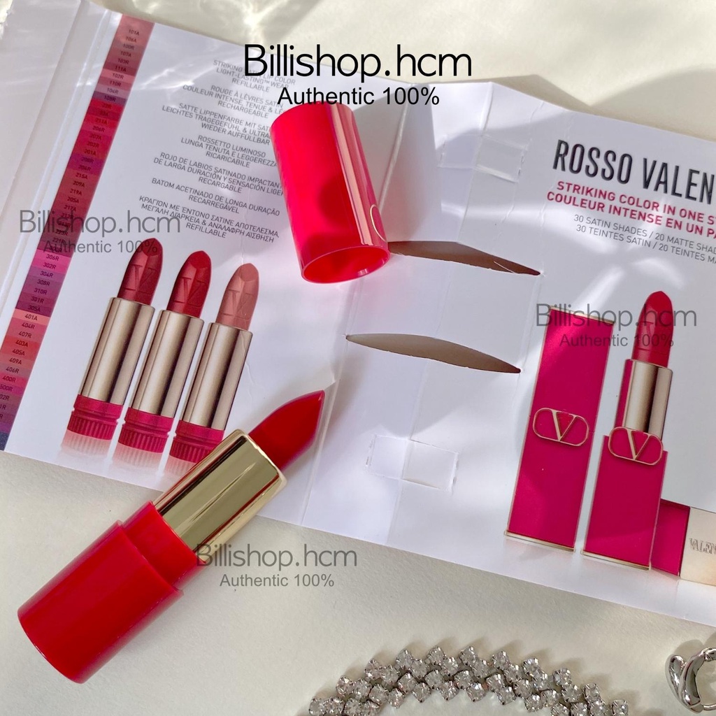 Minisize 1G - Son Rosso Valentino Satin 22R/100R