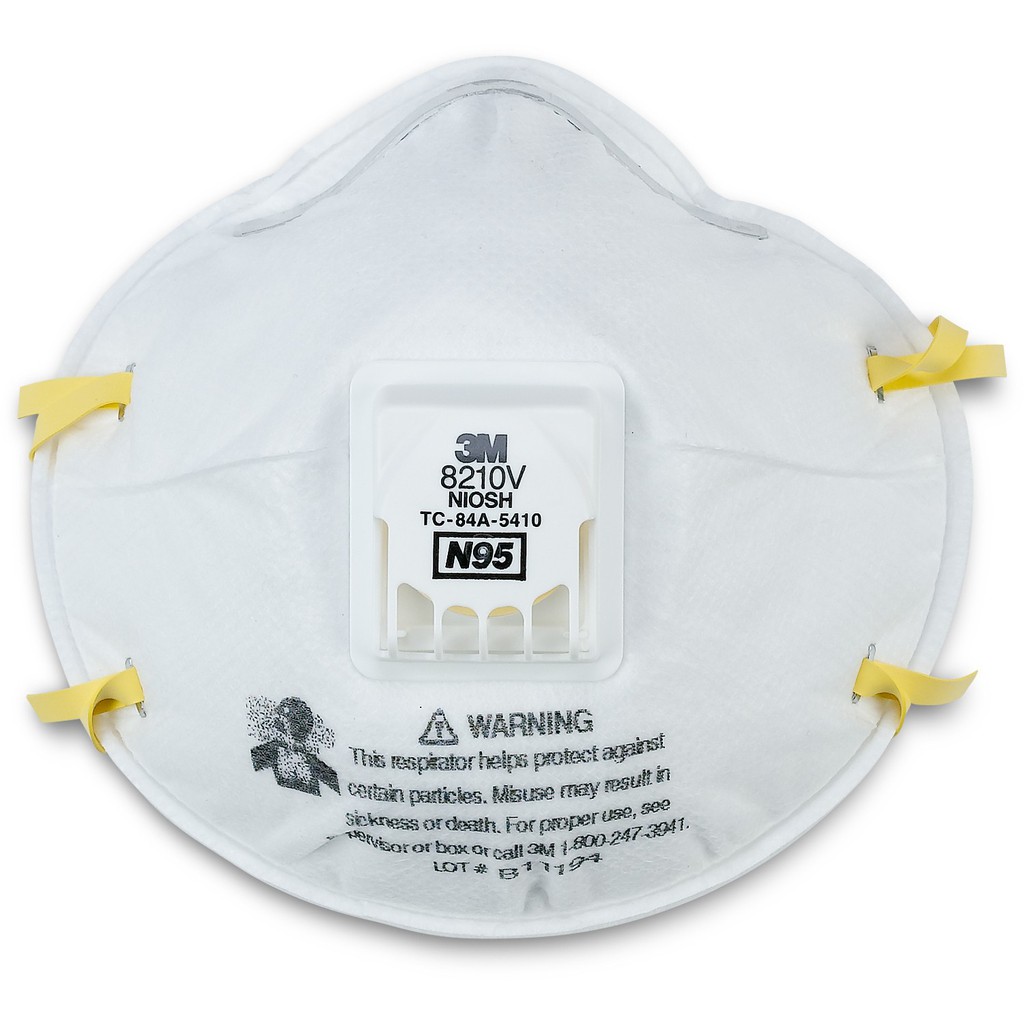 Khẩu trang 3M 8210V chống bụi min PM 2.5, khói bụi hoá học, than và Virus, vi khuẩn | BigBuy360 - bigbuy360.vn