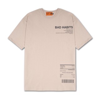 Áo thun Bad Habits Basicism Tan