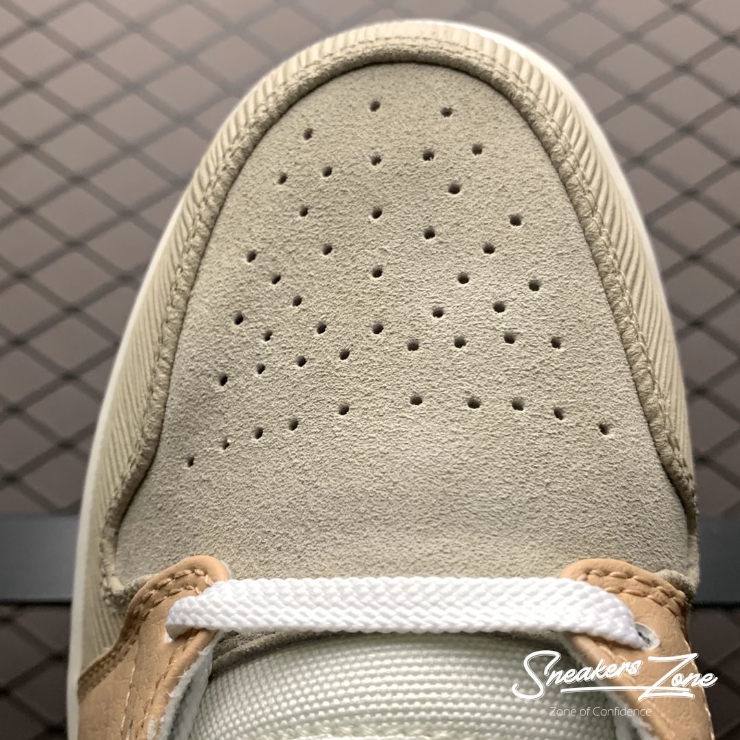 (FREESHIP+HỘP+QUÀ) Giày Thể Thao AIR JORDAN 1 Mid Milan Màu Kem Nâu Cổ Cao SNEAKERS WORLD | BigBuy360 - bigbuy360.vn