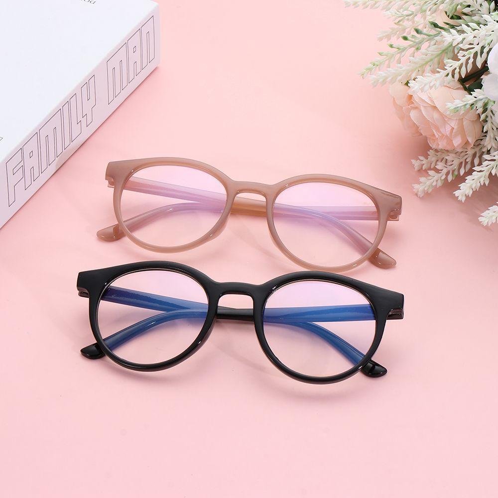 Kính Đọc Sách Gọng Tròn Chống Ánh Sáng Xanh Siêu Nhẹ