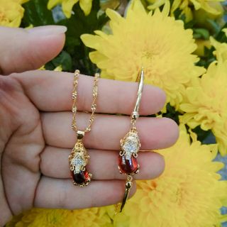 Set dây chuyền, vòng tay tỳ hưu