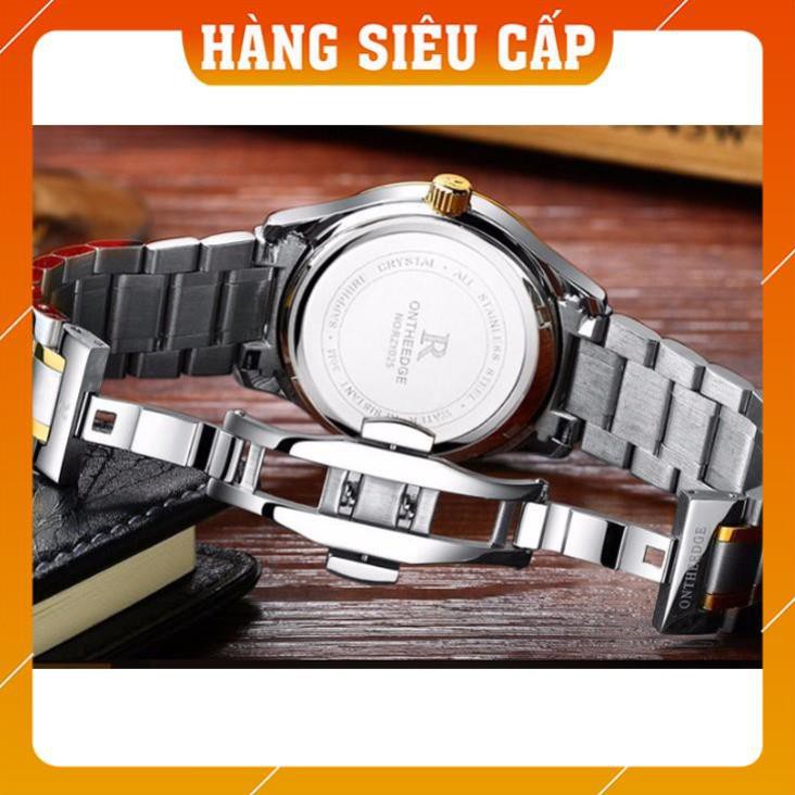 [CAO CẤP] Đồng hồ nam ONTHEEDGE 1853 RZY025 - Mặt trắng, dây demi