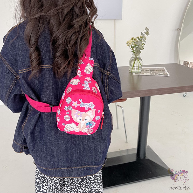 Túi Đeo Hông In Họa Tiết Hoạt Hình Phong Cách Hàn Quốc Cho Bé
