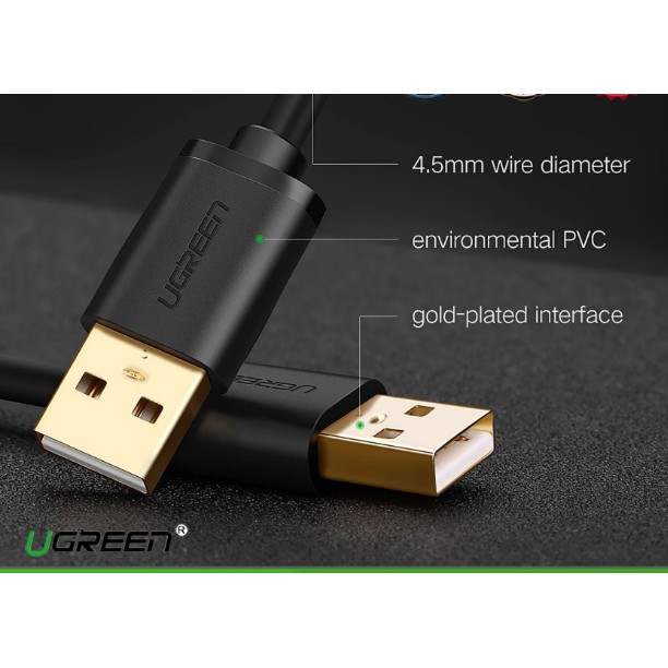 Cáp USB 3.0 Male To Male Chính Hãng UGREEN US128