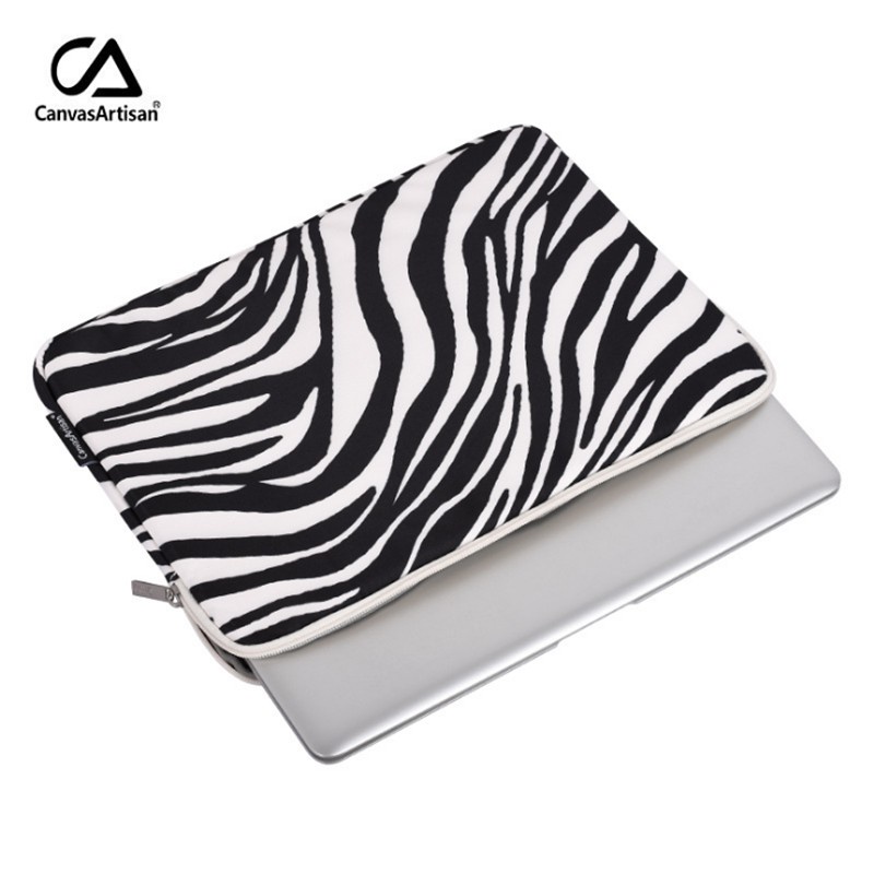 CanvasArtisan Túi Đựng Laptop Chống Thấm Nước Họa Tiết Ngựa Vằn Thời Trang Cho Matebook Air Pro 11 / 12 / 13 / 14 / 15 Inch