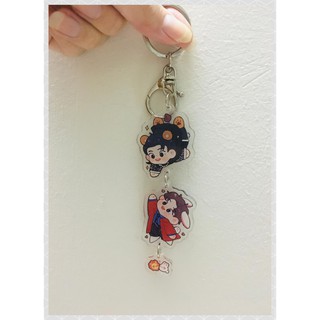 Móc khoá Sư tử Bo & Thỏ Zhan