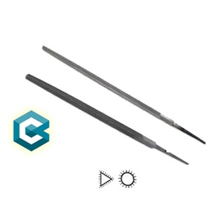 Dũa thép tam giác, tròn