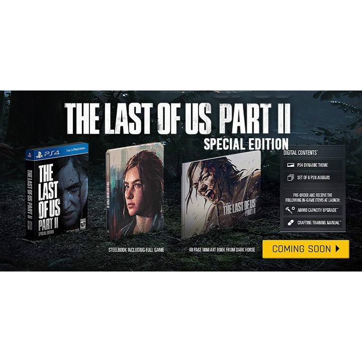 Bộ game The Last of Us Part phần 2 Sony PS4 kèm tượng