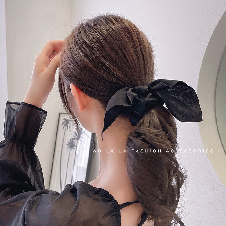 Dây Buộc Tóc Kiểu Nơ Xinh Xắn Dành Cho Nữ