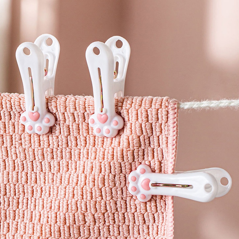 Set 12 Kẹp Quần Áo Mini Dễ Thương Chống Nhăn Tiện Dụng