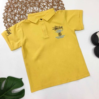 ÁO THUN CỔ TRỤ BÉ TRAI