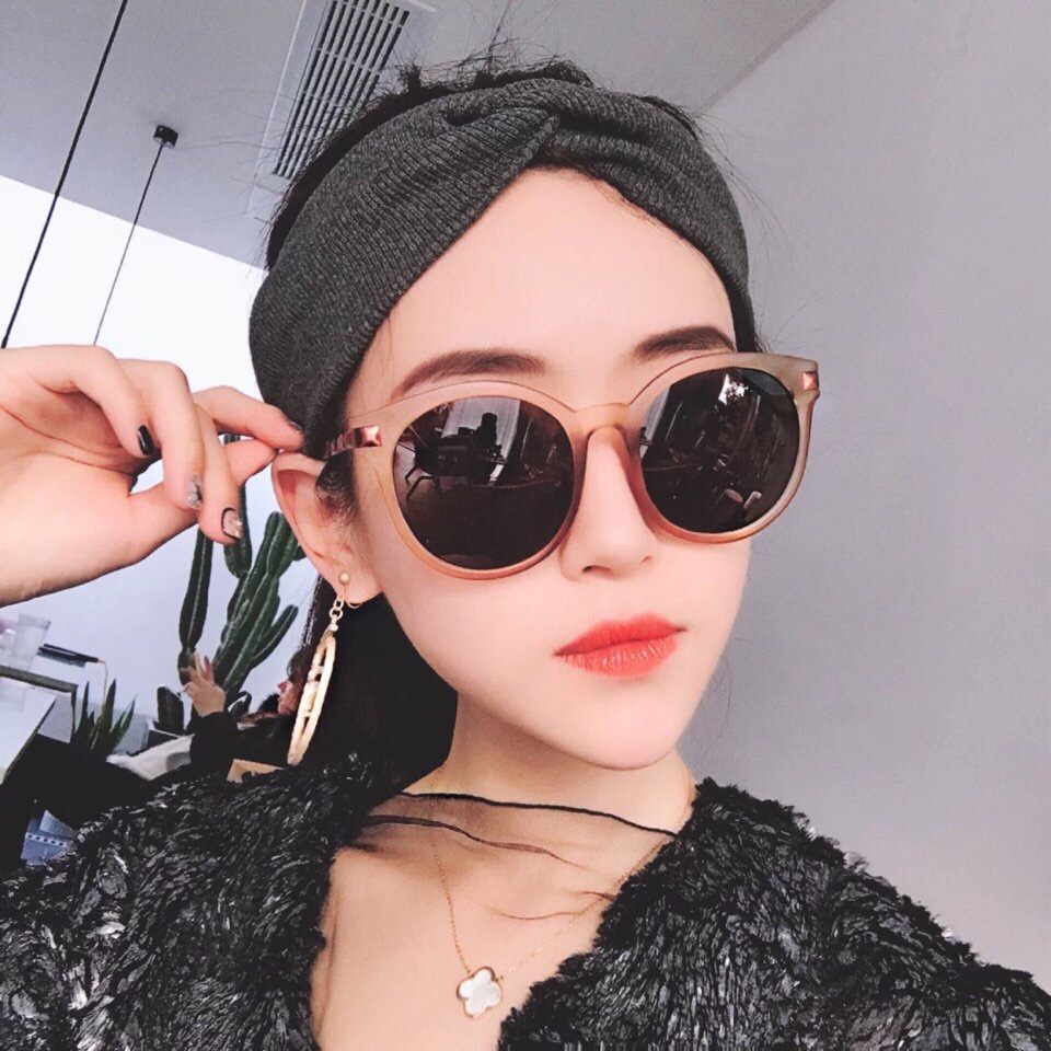 Mắt Kính GB Trà Form Tròn K84 Thời Trang Siêu Hot - Hata24h