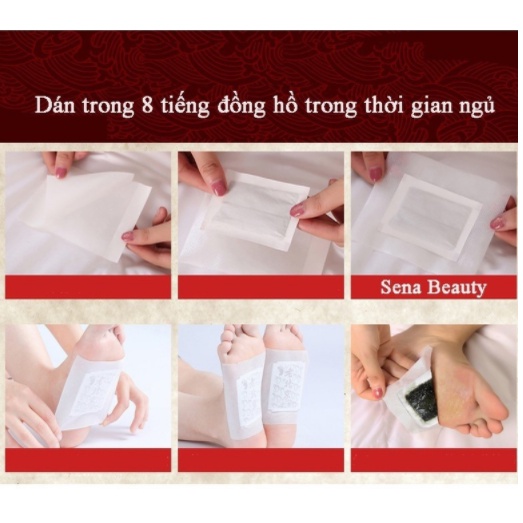 Miếng Dán Thải Độc Chân Ngải Cứu Nội Địa Trung - MÓN QUÀ CHO SỨC KHỎE (Set 10 Miếng)