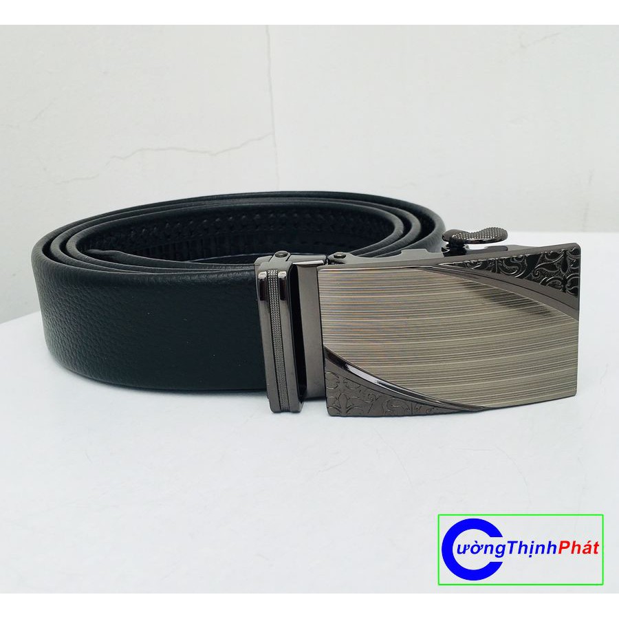 Dây Nịt Nam Da Trơn Mặt Khóa Tự Động