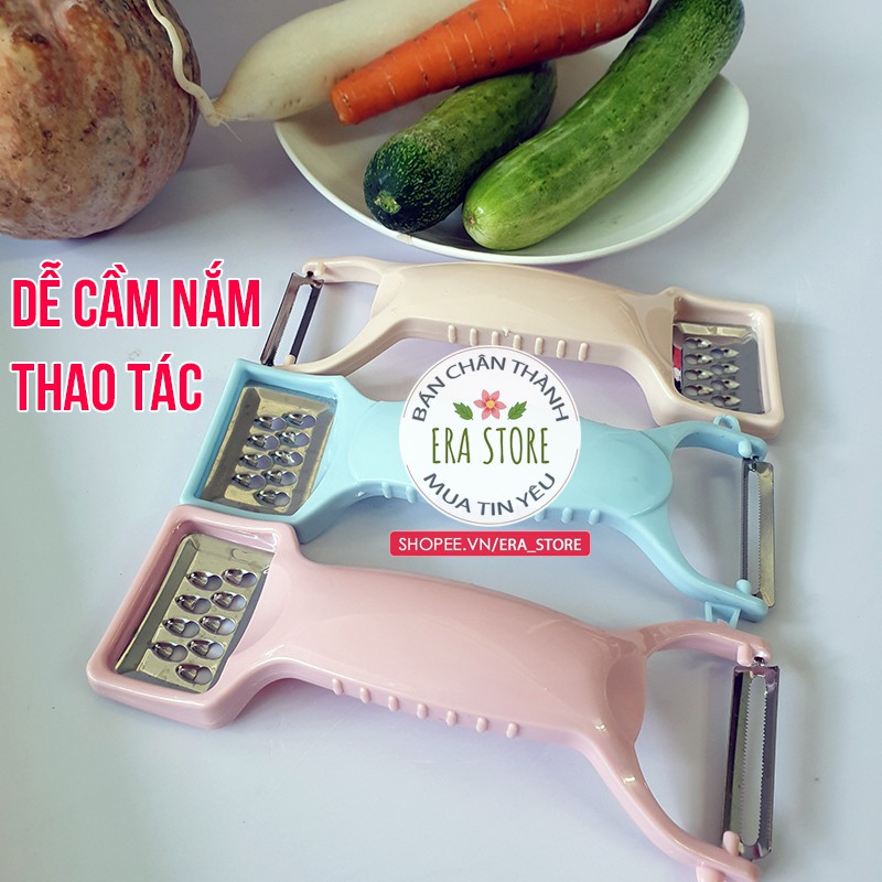 [HÀNG RẺ-TỐT] Dao nạo 2 đầu chắc tay tiện lợi nạo vỏ nạo sợi dễ dàng