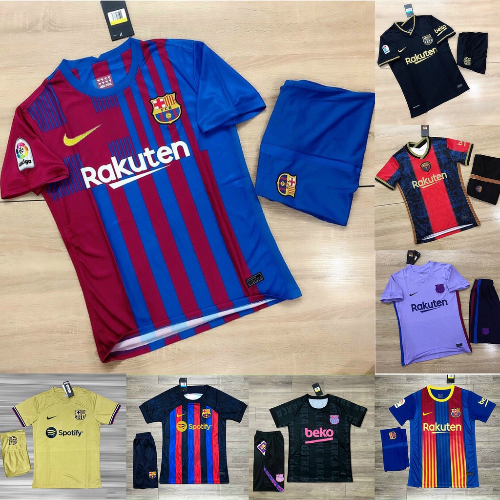 Áo Bóng Đá CLB Barcelona- 2021 2022- Chất Polyeste Thái Cao Cấp - Co Giãn 4 Chiều