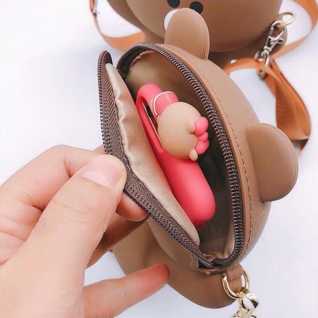 TÚI ĐEO CHÉO GẤU BROWN CAO CẤP