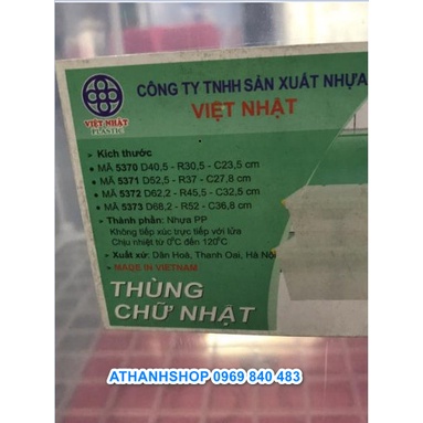 65L THÙNG NHỰA VIỆT NHẬT TRONG SUỐT ⚡️SIÊU BỀN ⚡️đựng đồ đa năng 65L