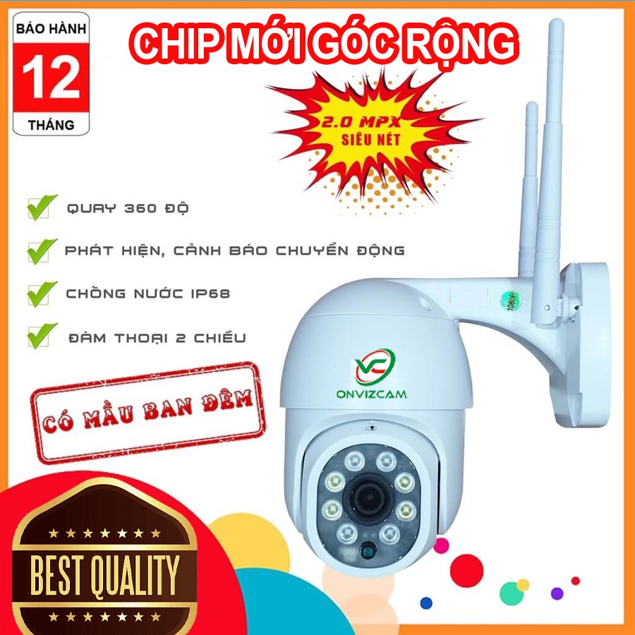 CAMERA PTZ yoosee Hãng / Carecam ONVIZCAM HK30-PTZ 3.0MP Hãng, NGOÀI TRỜI XOAY 360 - QUAY ĐÊM CÓ MÀU