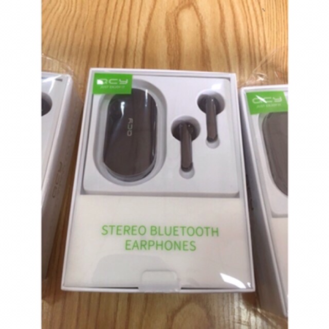 Tai nghe Bluetooth QCY T3 TWS chống nước - Tặng kèm nút tai