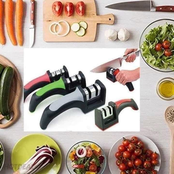 Dụng cụ mài dao kéo 3 cấp độ cầm tay mài dao nhanh bén siêu tiện lợi