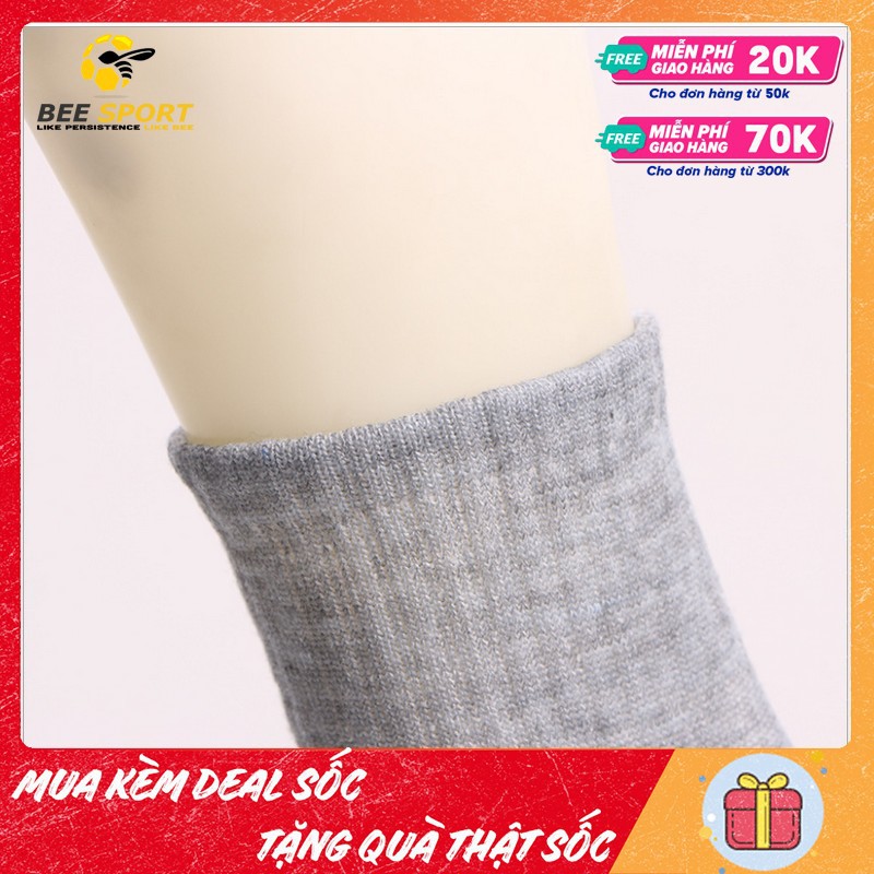 [Mã FASHIONMON194 giảm 10K đơn 20K] Tất Vớ Nam Nữ thể thao trơn, dày dặn, thoáng mát, phù hợp mang giày thể thao