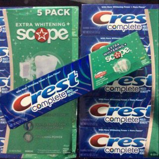Kem Đánh Răng Crest Complete Whitening Plus Scope Advanced Active Foam 232g