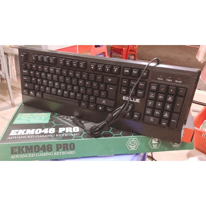(Bàn phím gọn nhẹ) Eblue EKM046pro Advanced Gaming Keyboard.